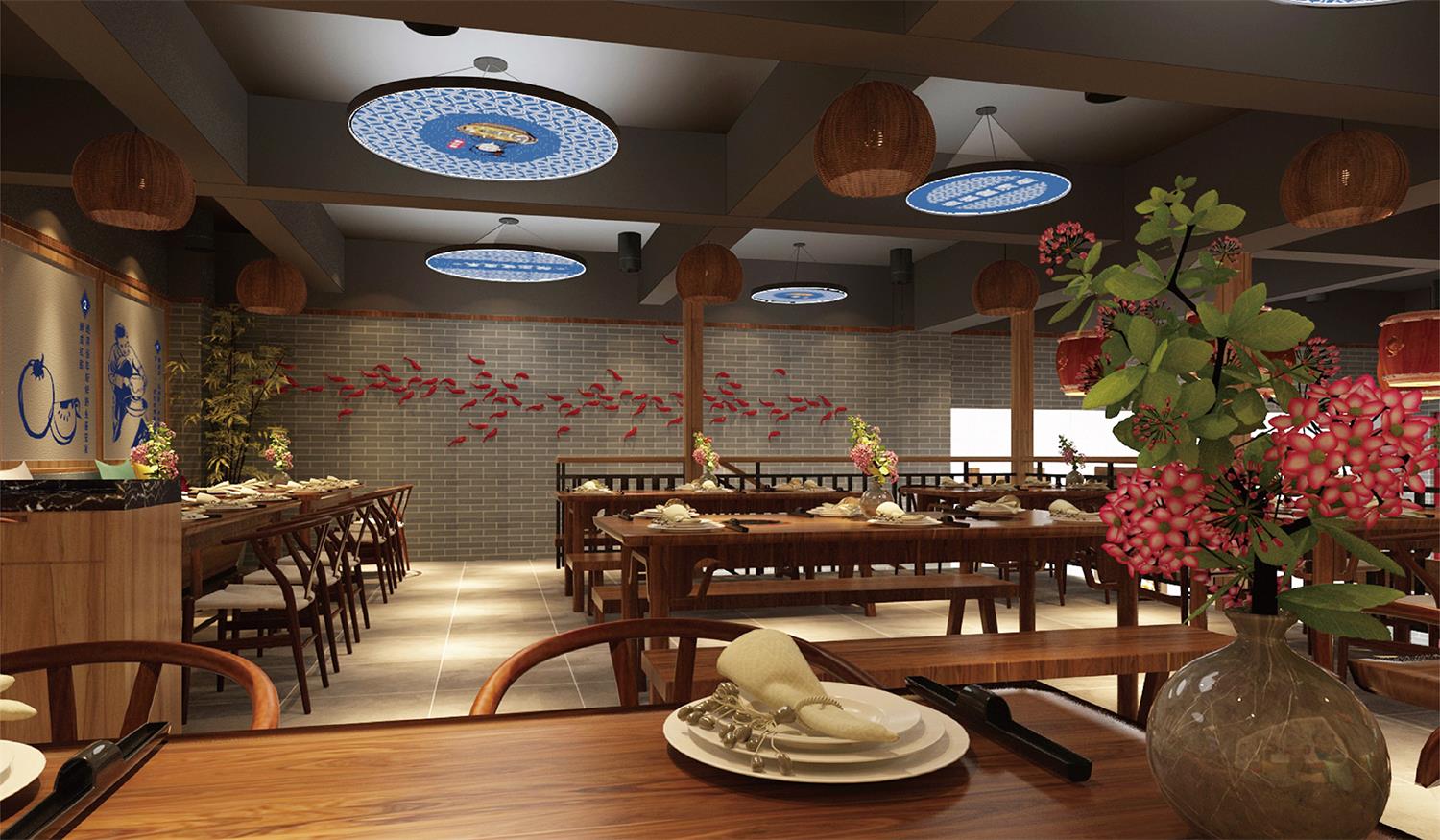 烘焙如何让中餐厅的餐饮空间设计，蕴含中国传统文化底蕴？