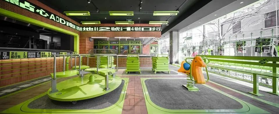 烘焙广莲申点心公园深圳餐饮空间设计，将公园搬进了店内